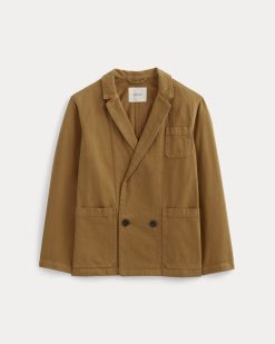 Alternative view of The Denim Chore Blazer | Garment-Dyed Neutral