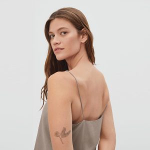 Alternative view of The Washable Silk Cropped Cami | Burnt Sugar