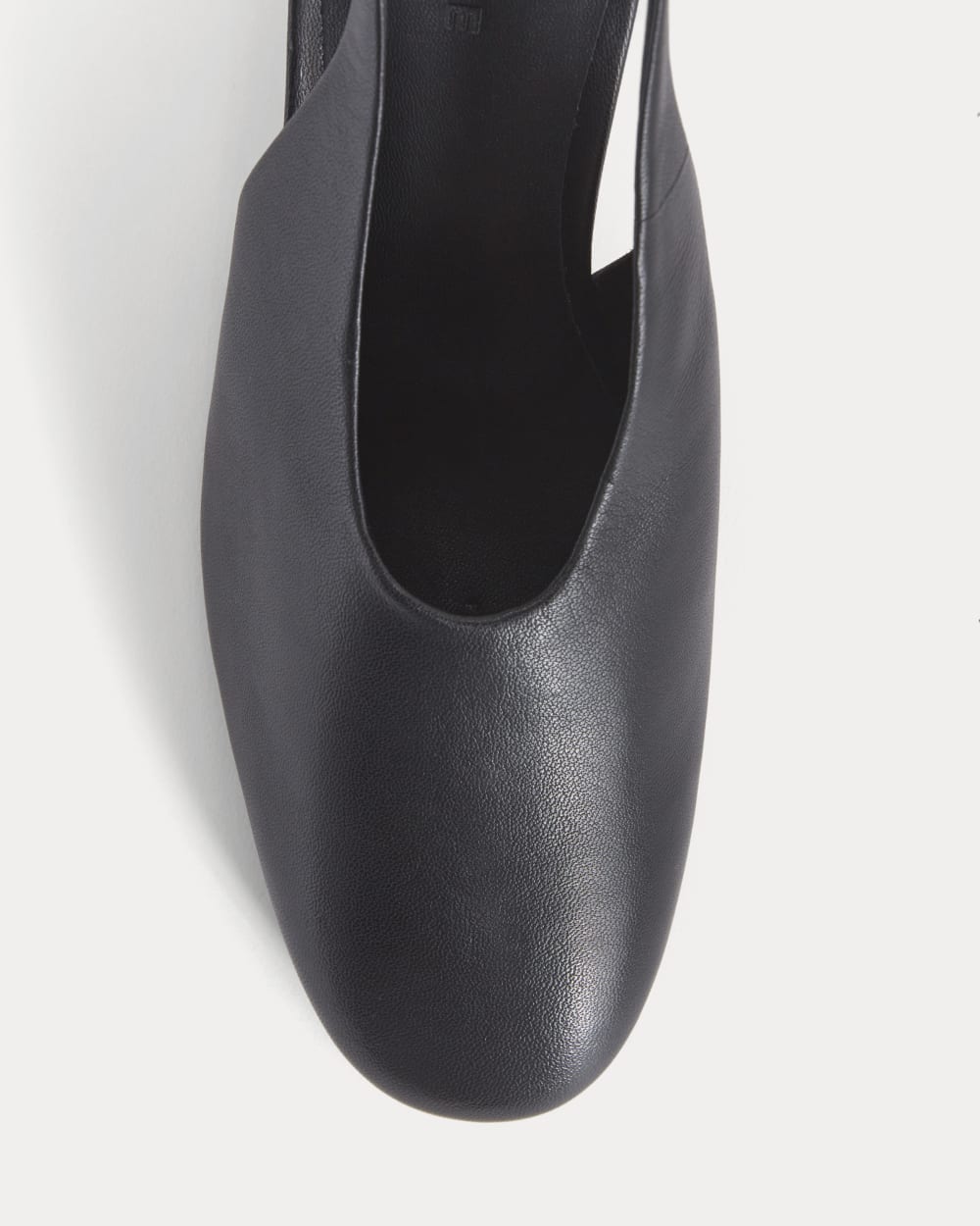 Curved Slingback Heel | Black - Image 6