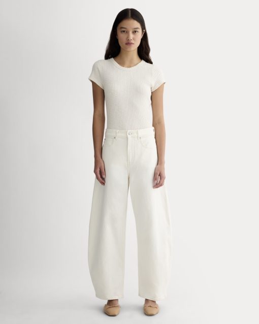 The Way-High® Curve Jean | Calico Ecru | 27 Inseam