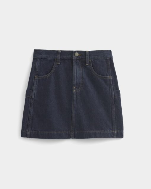 Alternative view of Denim Utility Mini Skirt | Tungsten Rinse
