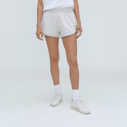 Alternative view of The Track Sweatshort | Light Heather Grey