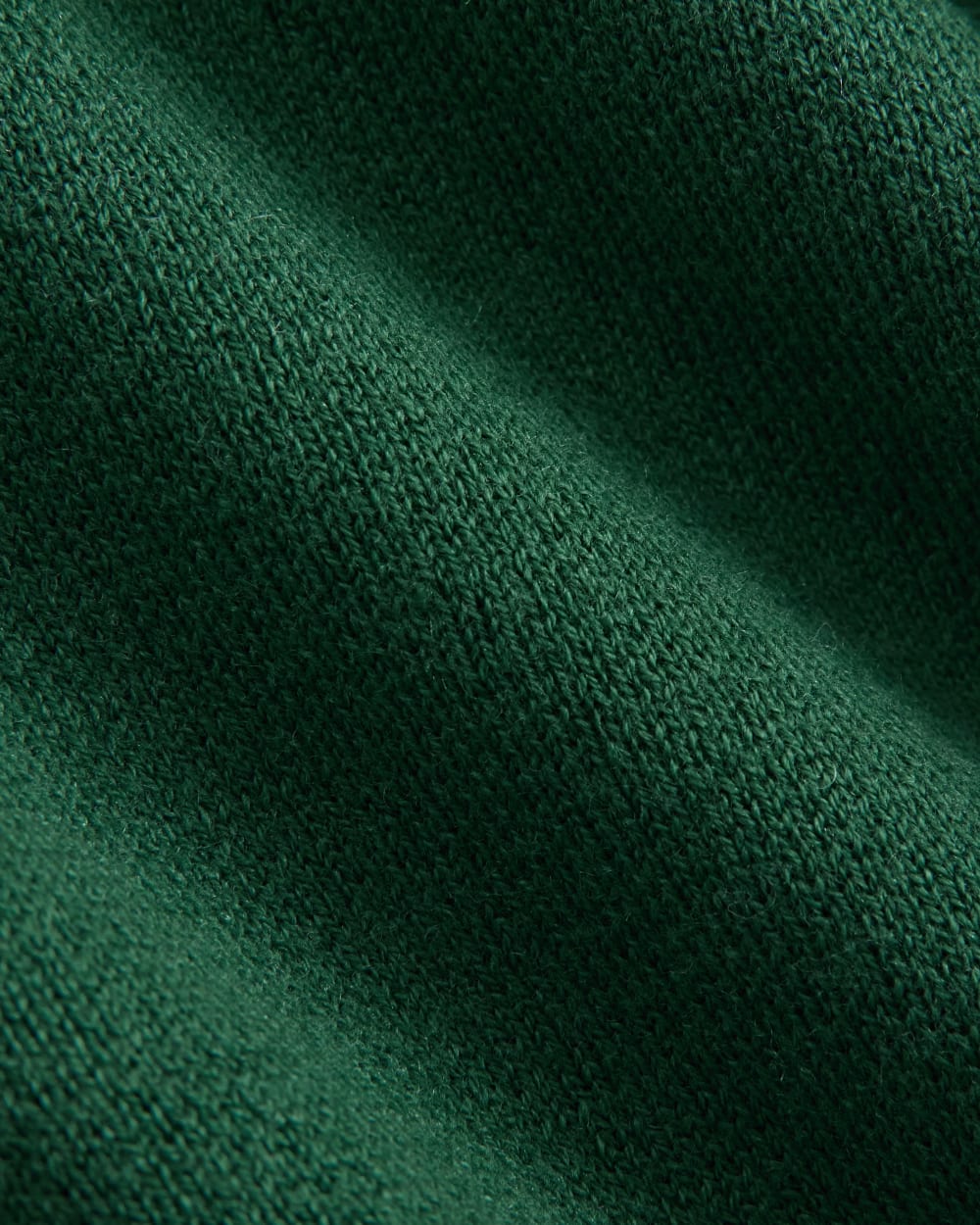 Double Knit Crew in Cotton Merino | Hunter Green - Image 7