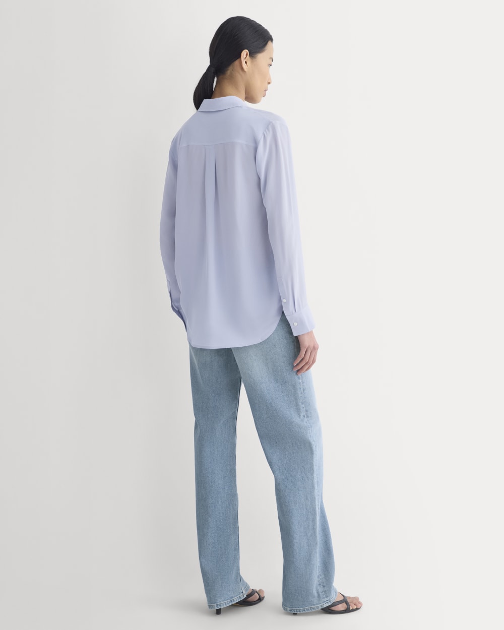 The Must-Have Shirt in Washable Silk | Aleutian - Image 5
