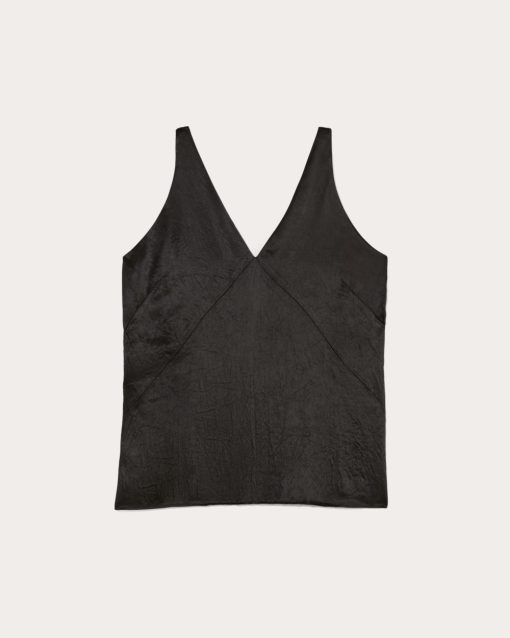 Alternative view of The Satin Tank | Black
