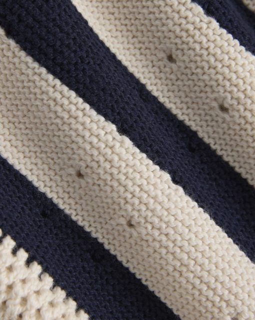 Alternative view of Open-Knit Short in Everyday Cotton | Canvas / Navy