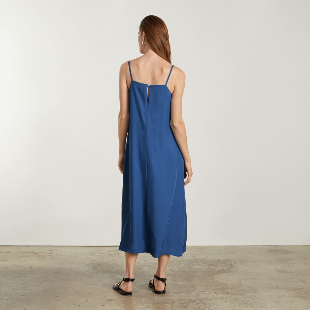 The Japanese GoWeave® Slip Dress | Deep Blue - Image 3