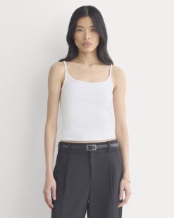 Scoopneck Cami | White