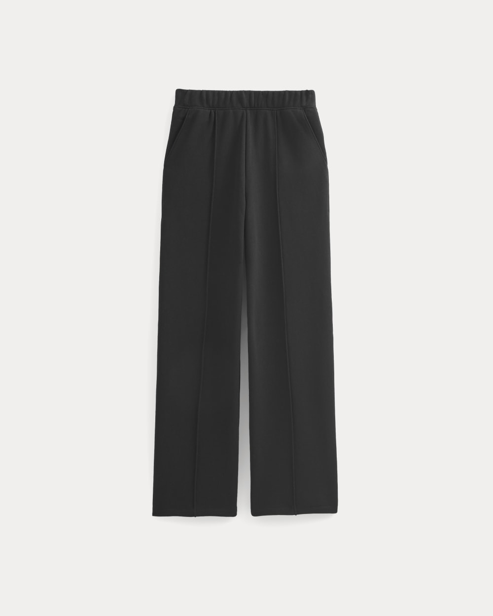 Lightweight Terry Pintuck Sweatpant | Black - Image 2