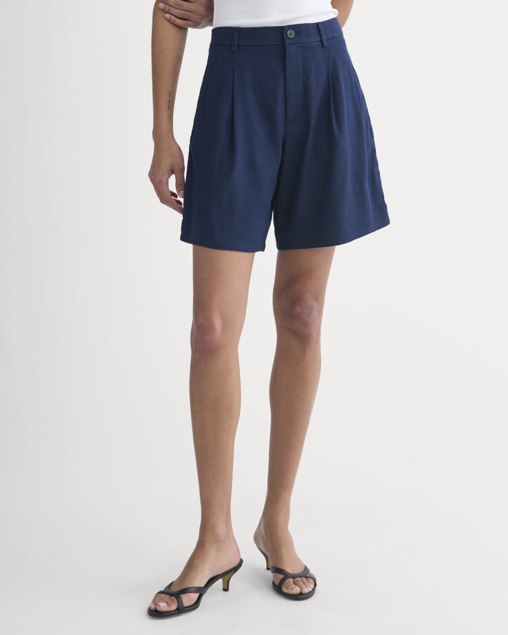 Tailored A-Line Short | Navy - Image 7