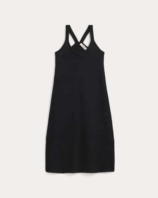 Alternative view of Sweater Racerback Midi Dress | Black