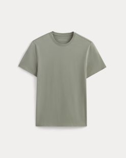 Alternative view of The Essential Organic Crew | Sage Green