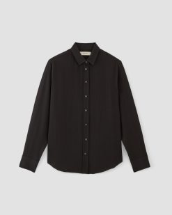 Alternative view of The City Stripe Relaxed Shirt | Black