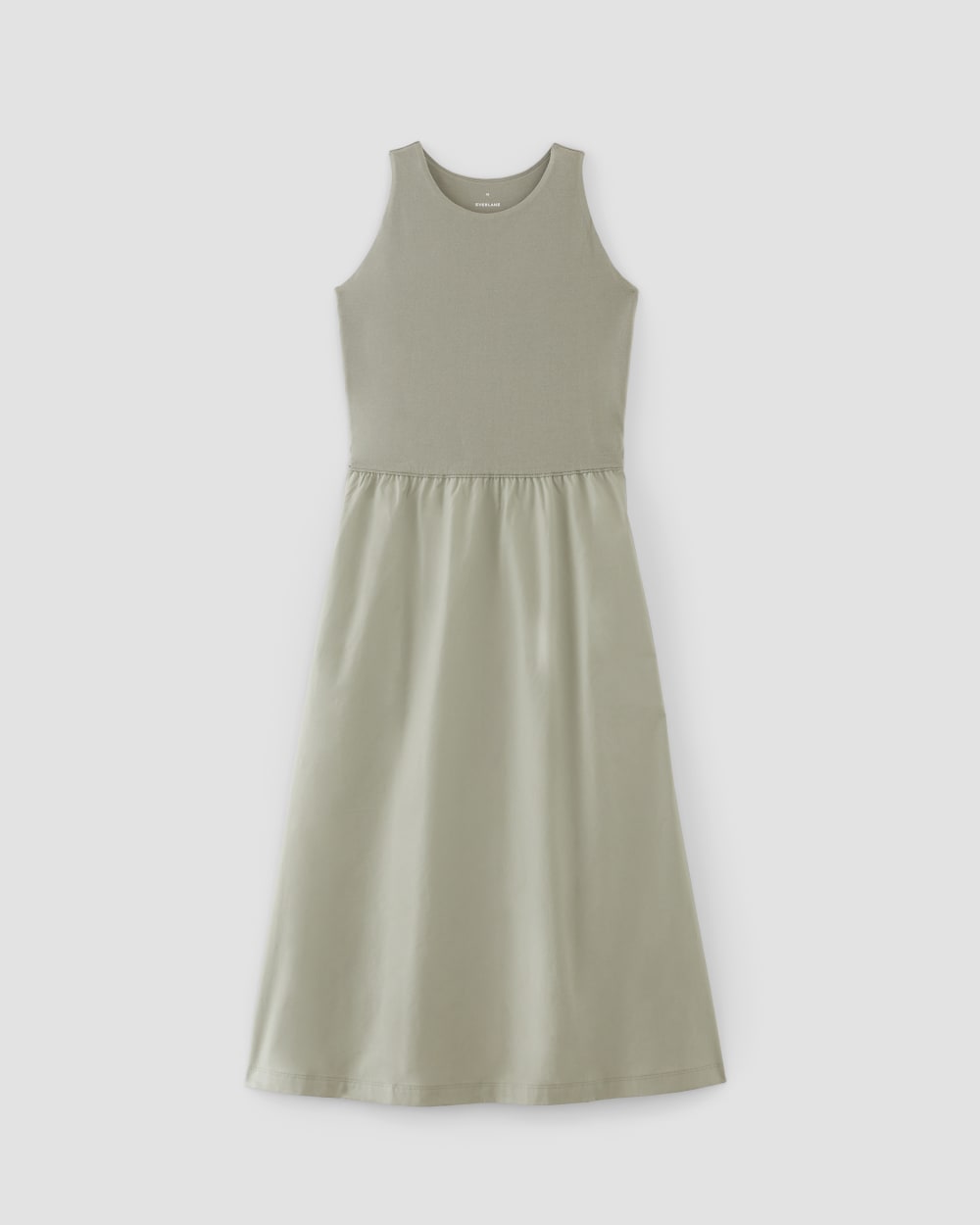 The Supima® High-Neck Riviera Dress | Sage Green - Image 2
