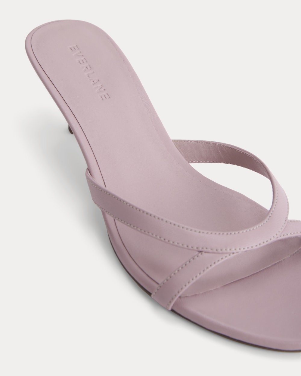 Sculpted Heel Sandal | Pale Mauve - Image 3