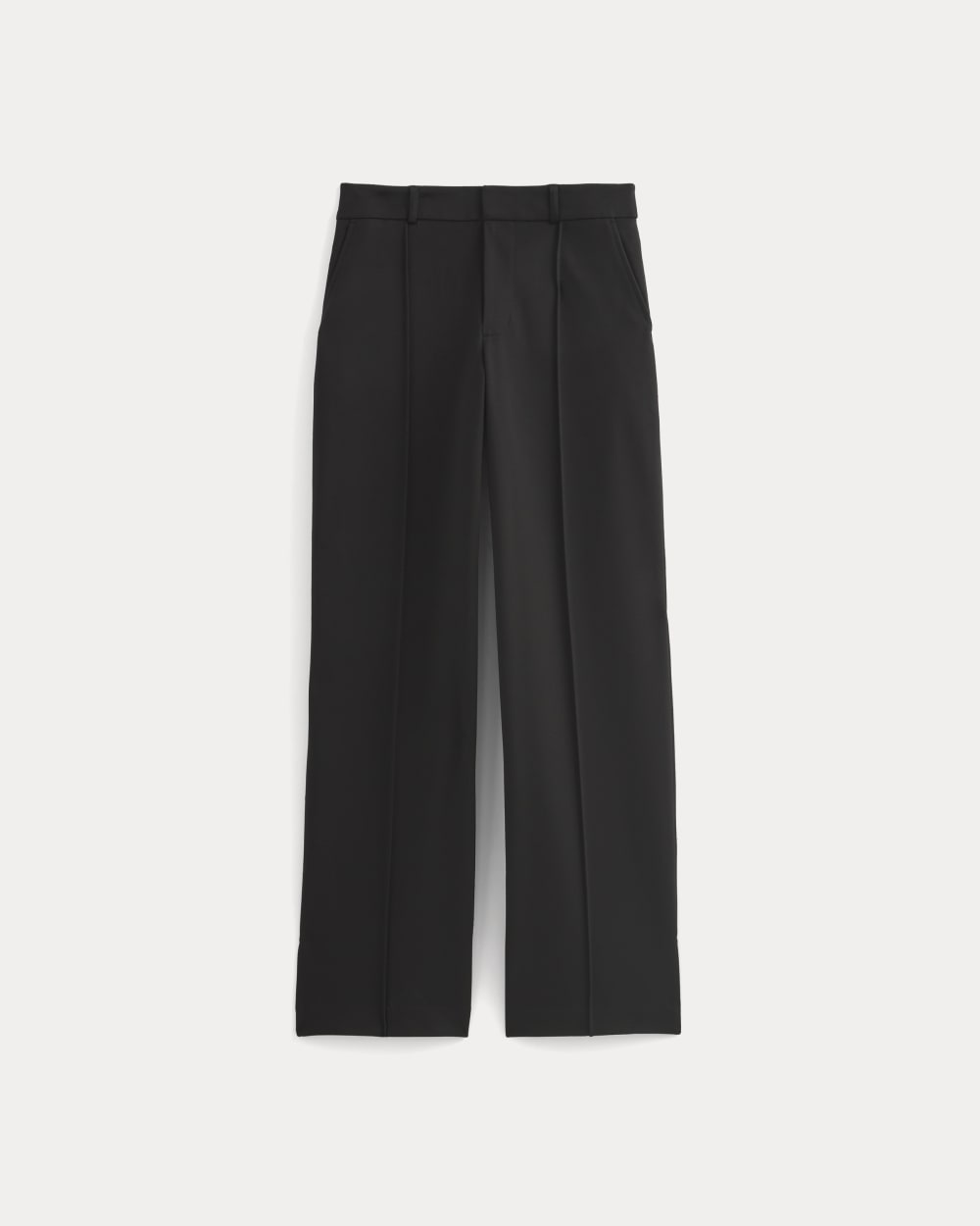 Ponte Wide-Leg Trouser | Black - Image 2