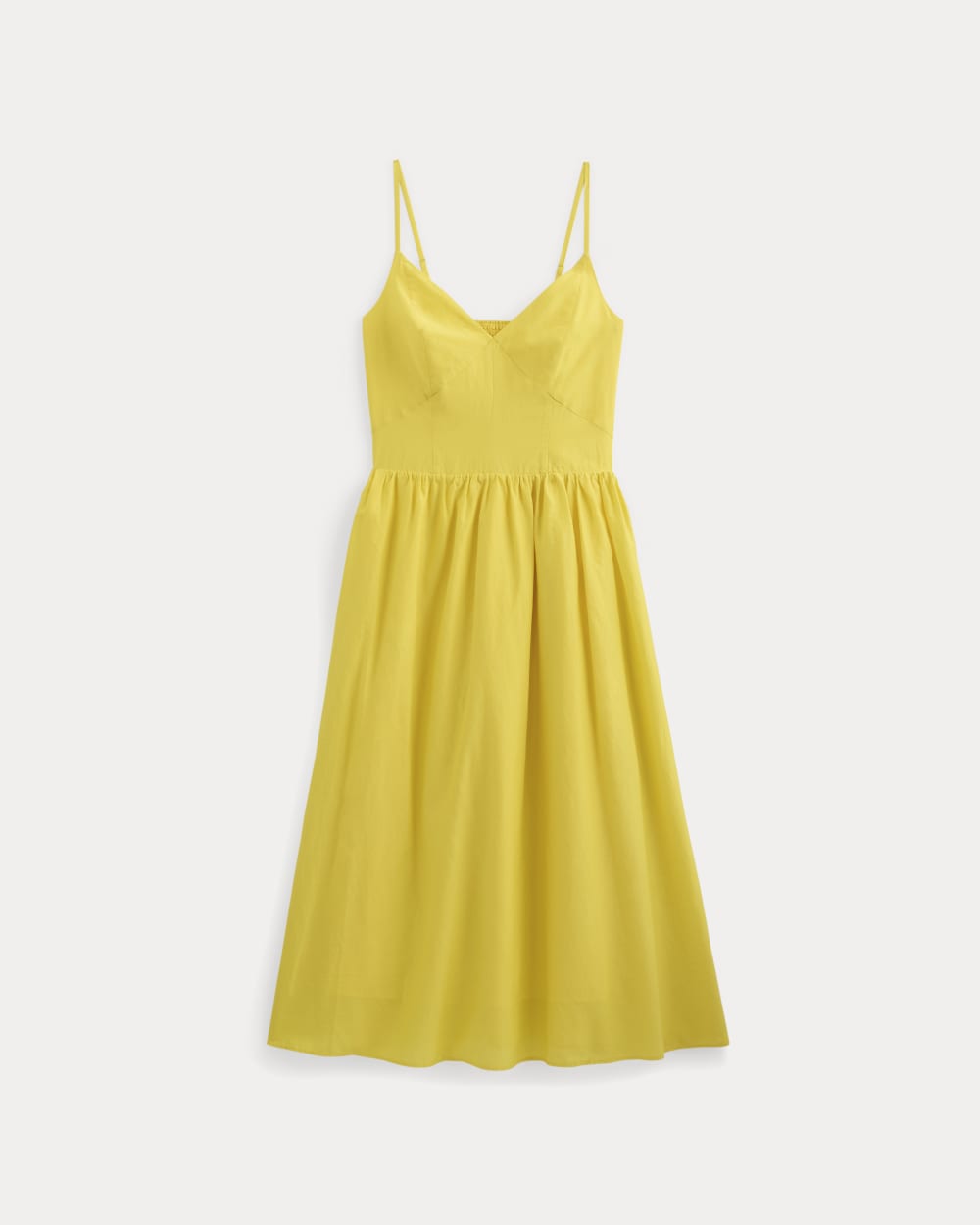 Midi Dress in Cotton Silk Voile | Passion Fruit - Image 2