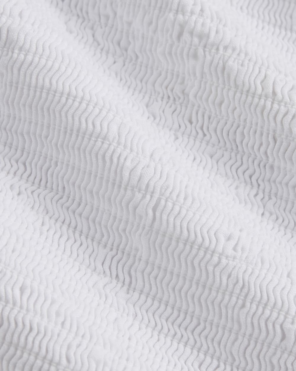 The Gauze Smocked Top | White - Image 6