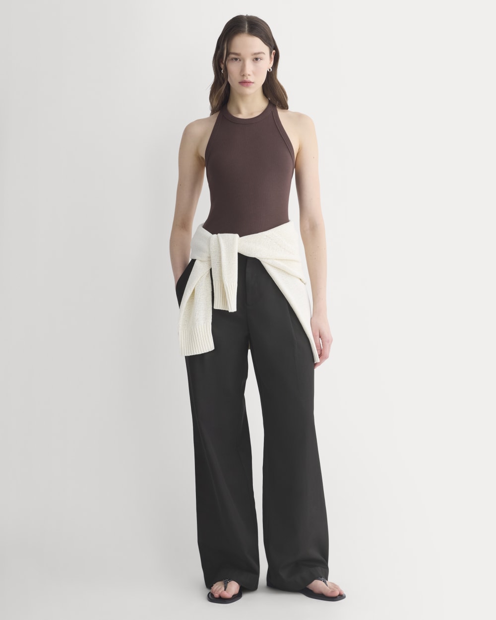 Luxe Rib Racerback Tank | Coffee Bean - Image 3