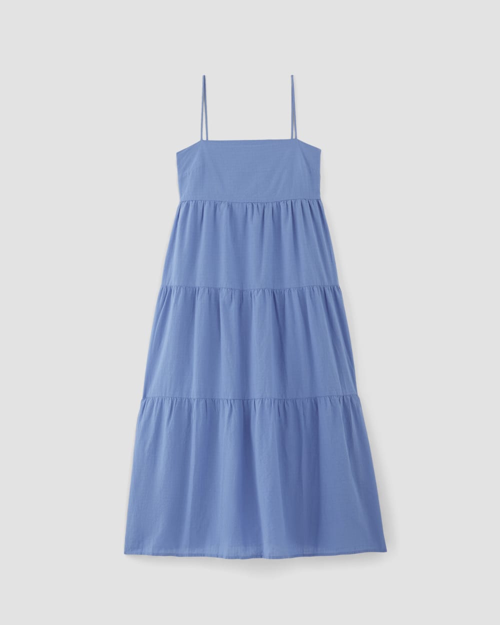 The Gauze Tiered Dress | Blue Opal - Image 2