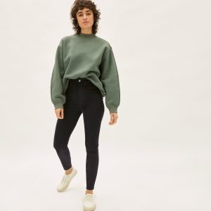 The Way-High® Clean Front Skinny Jean | Black | 28.5 Inseam