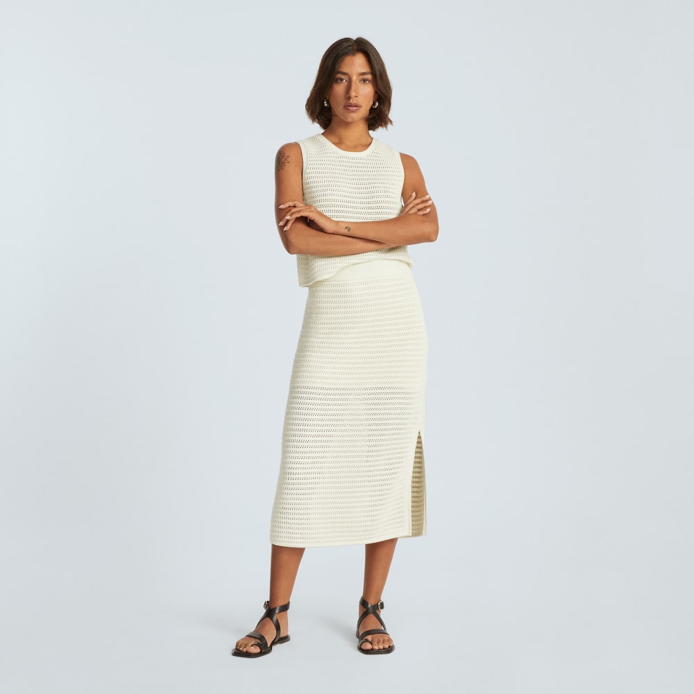 The Crochet Knit Skirt | Canvas - Image 5