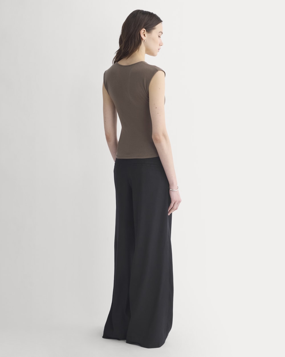 Asymmetrical Top in Butterluxe | Deep Taupe - Image 5