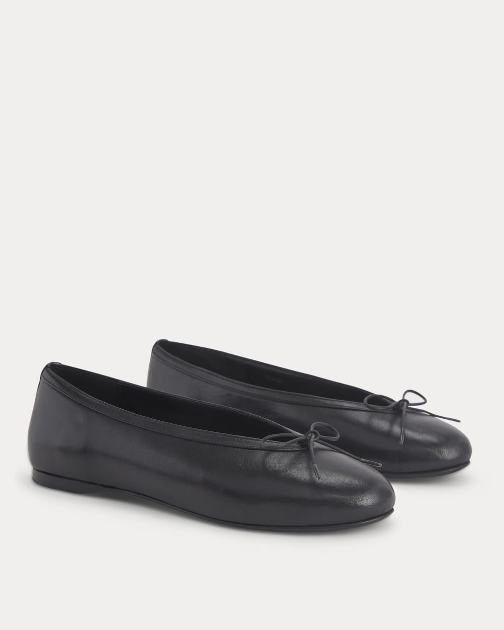 Made in Italy Ballet Flat | Black Leather - Image 3