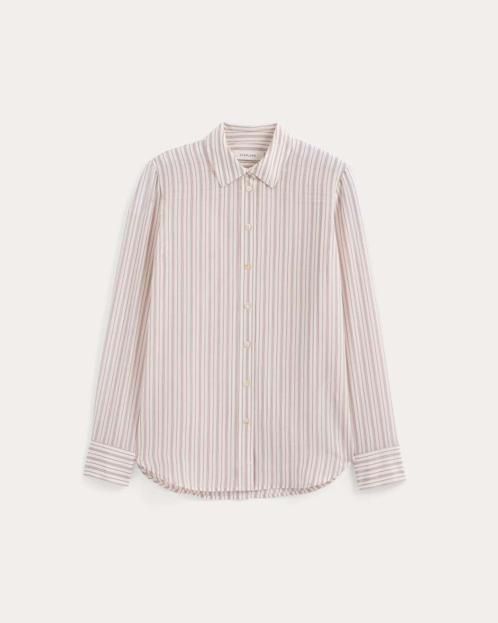 The Must-Have Shirt in Washable Silk | Bone / Rose - Image 2