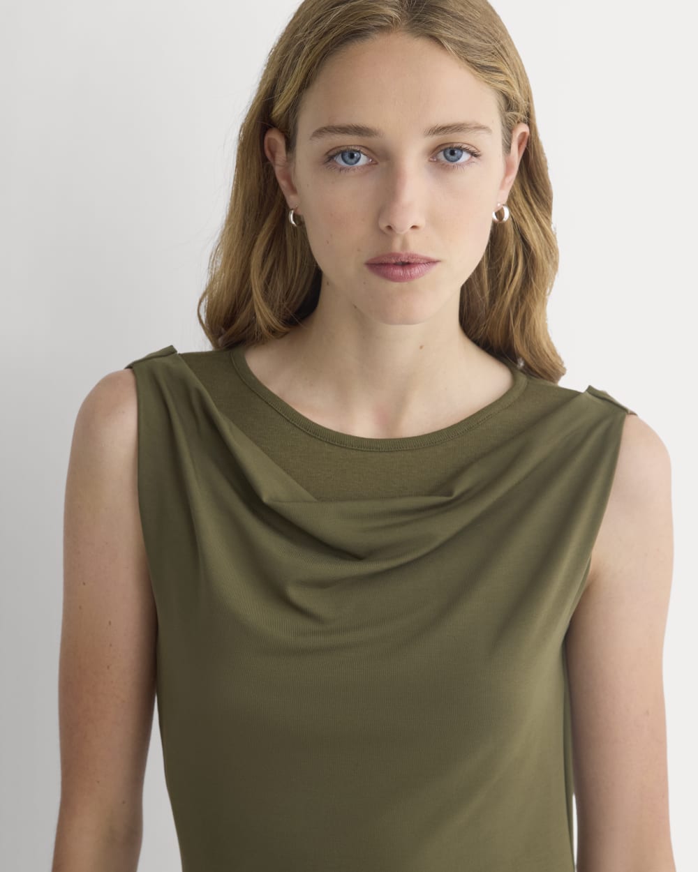 Cowl Neck Mini Dress | Beech - Image 5