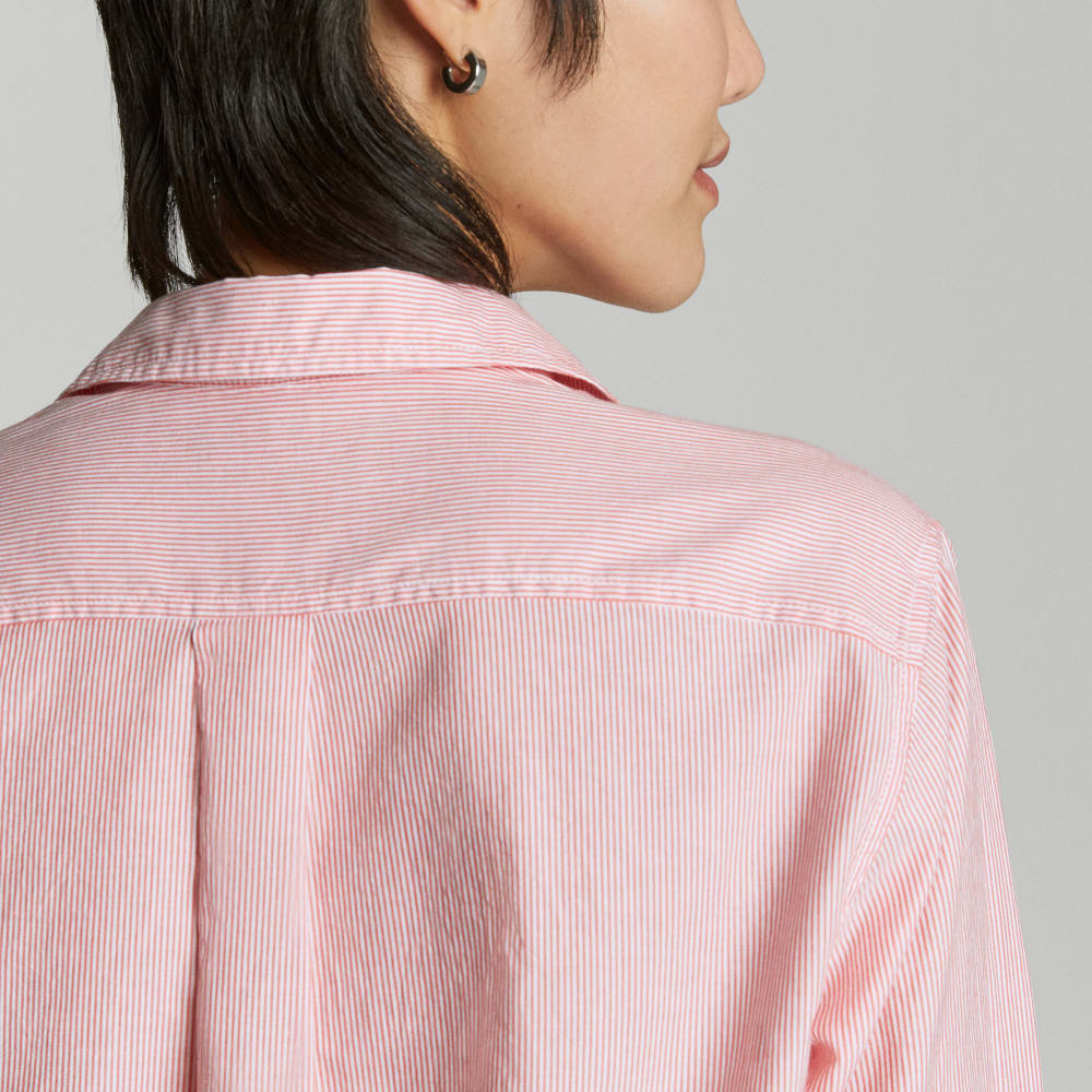 The Must-Have Shirt in Silky Cotton | Mandarin / White - Image 4