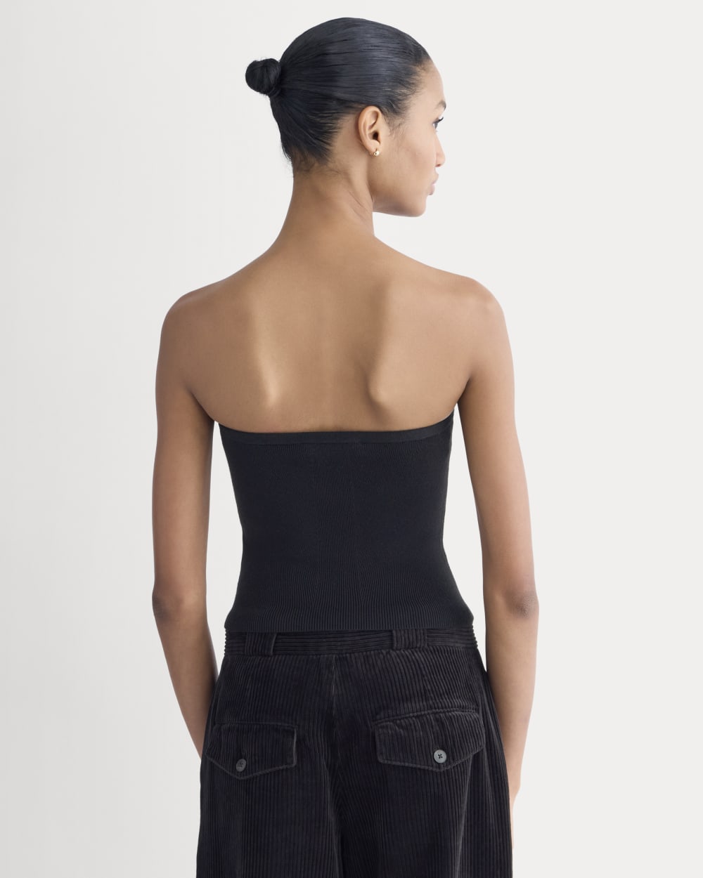 Knit Tube Top | Black - Image 5