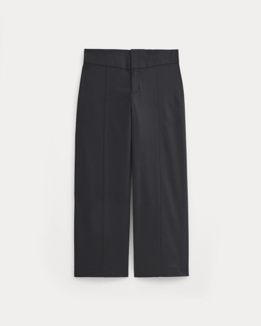Alternative view of Tailored Drape Seam Pant | Black