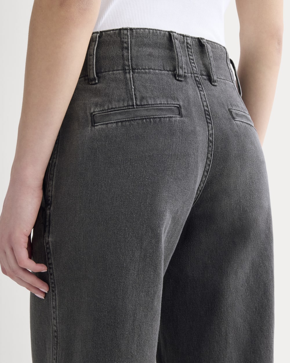 The Mid-Rise Trouser Jean | Black - Image 4