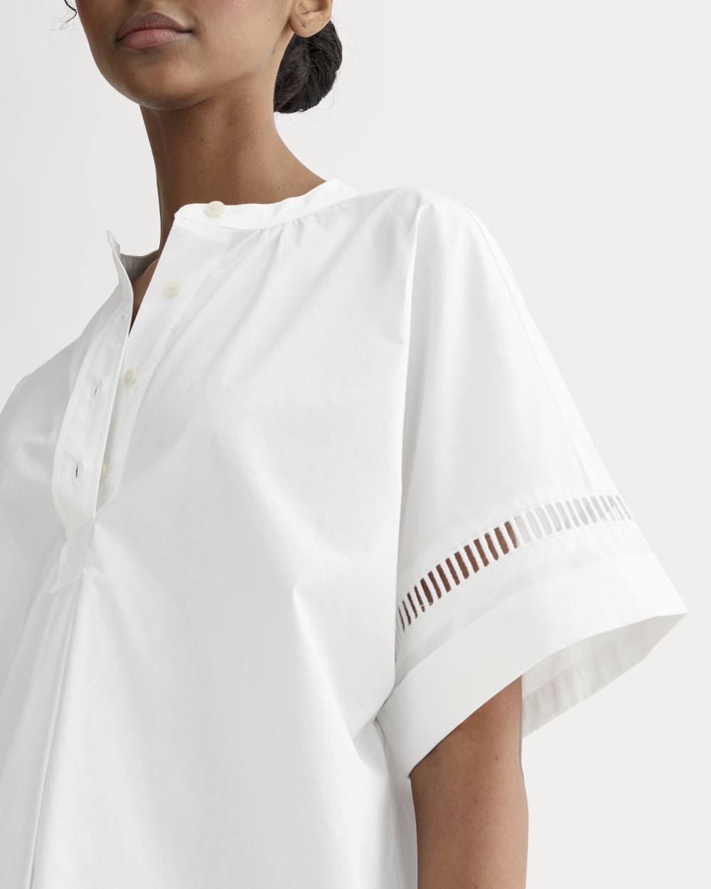 The Lace Trim Popover | White - Image 4