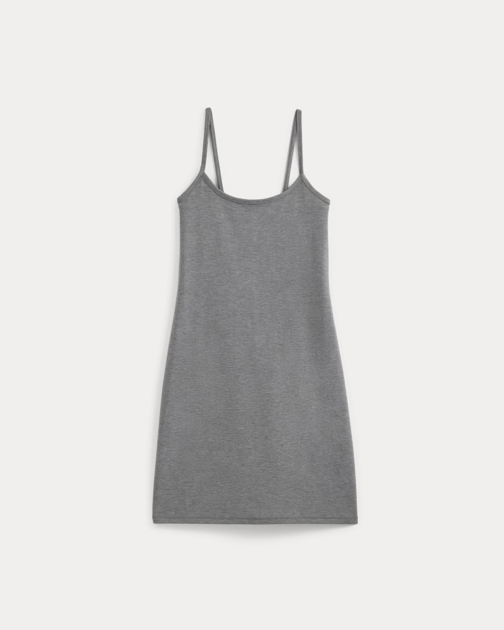 Knit Cami Mini Dress | Mid Heather Grey - Image 2