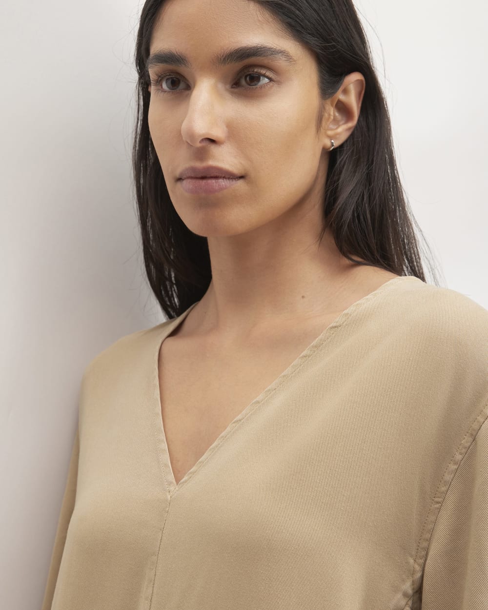 The TENCEL™ Puff-Sleeve Dress | Cornstalk - Image 5