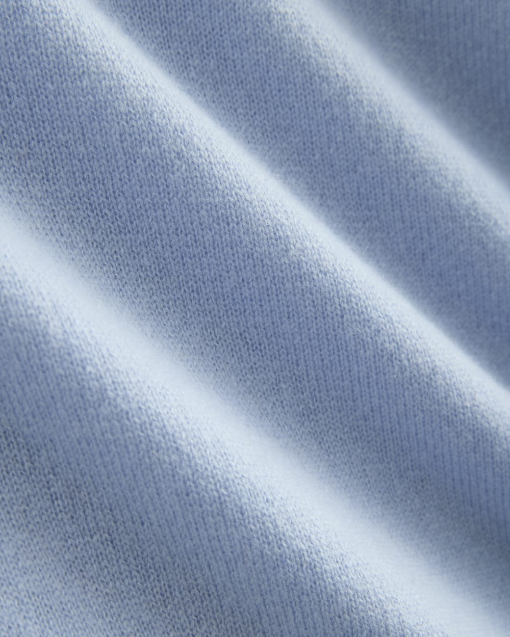 Cashmere Cropped High-V Sweater | Open Air Blue - Image 6