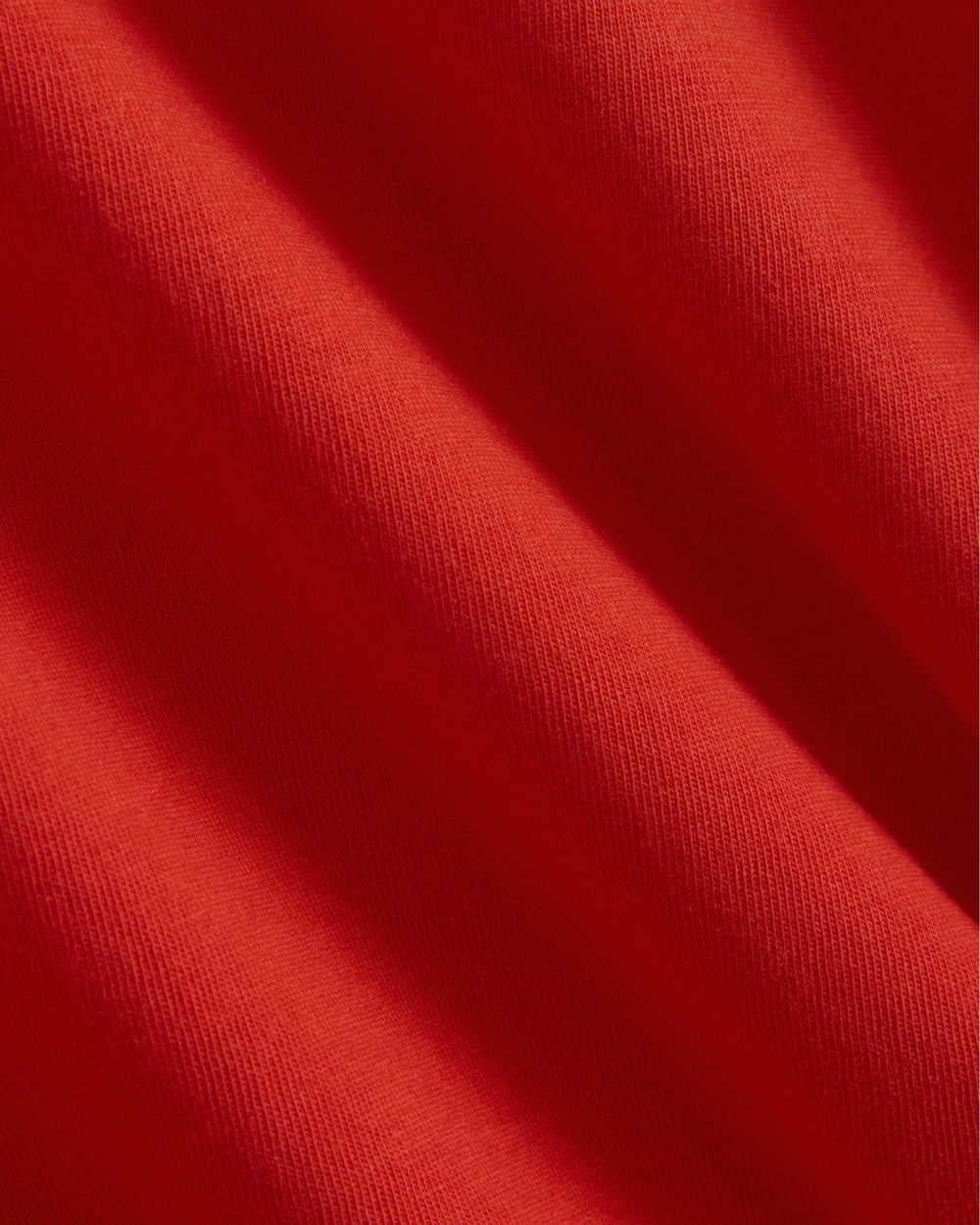 The Box-Cut Tee in Essential Cotton | Fiery Red | No Pocket - Image 2
