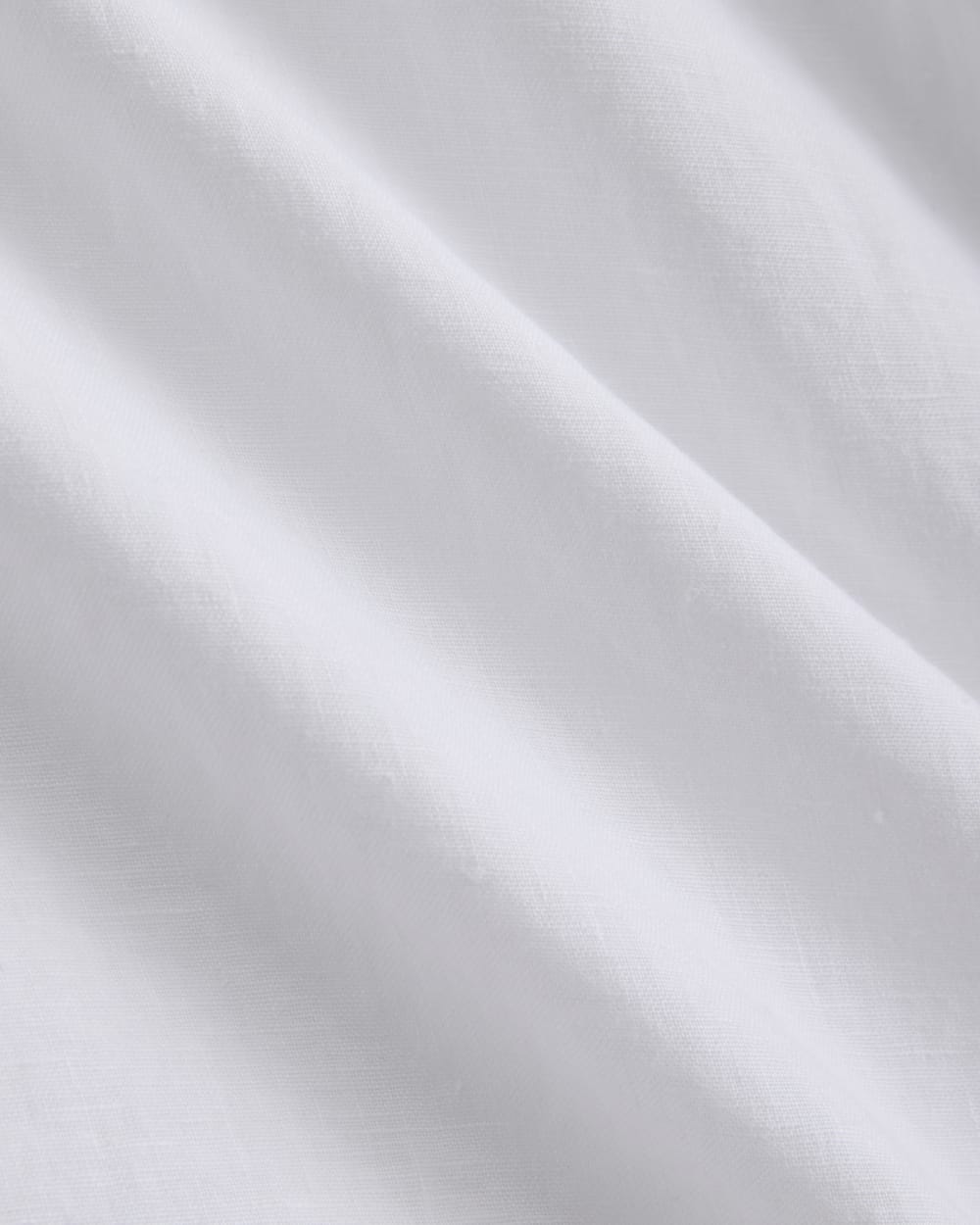 Mini Popover Shirtdress in Linen | White - Image 8