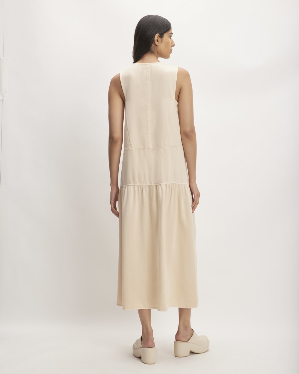 The TENCEL™ V-Neck Dress | Whisper Pink - Image 6