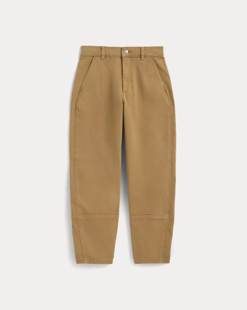 Alternative view of The Utility Barrel Pant | Oak Brown | Regular