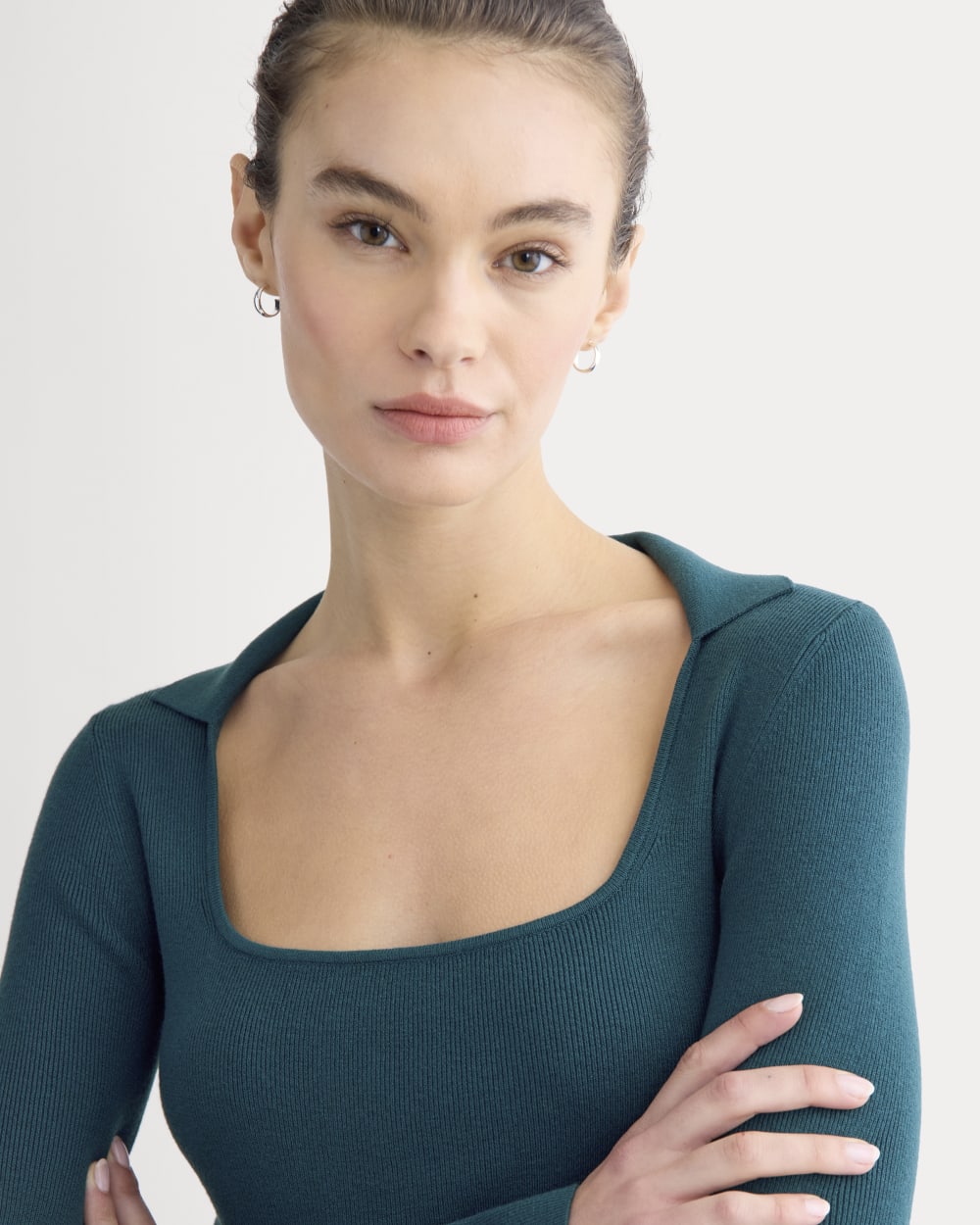 Knit Scoop-Neck Top | Reflecting Pond - Image 4