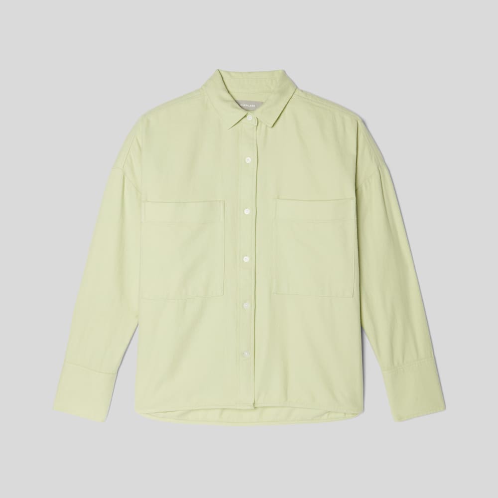 The Boxy Flannel | Seafoam Green - Image 2