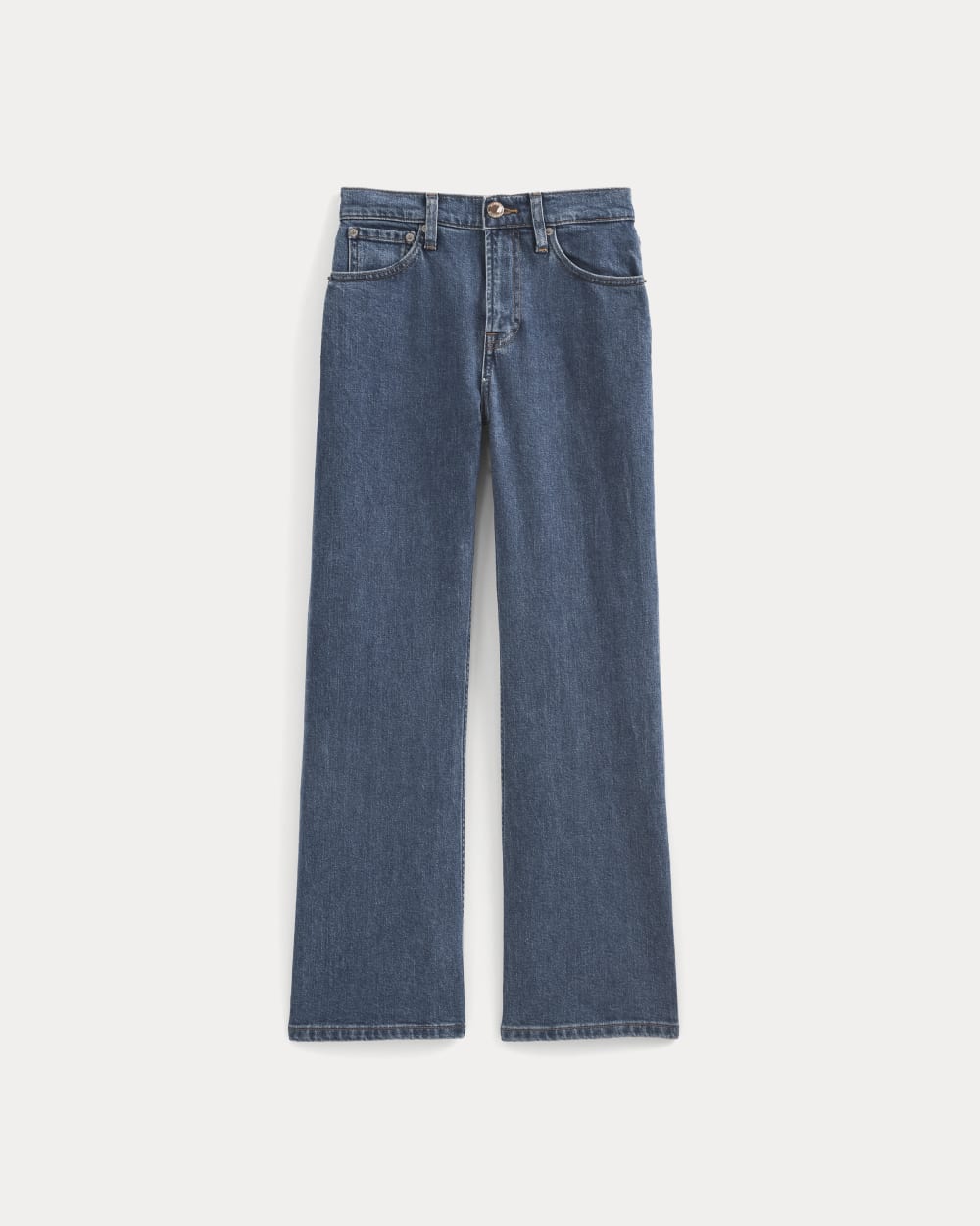 High-Rise Kick Flare Jean | Ocean - Image 2