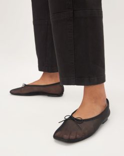Alternative view of The Day Ballet Flat | Black Mesh