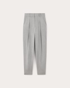Alternative view of The Draper Tapered Pant in Buttersmooth | Heather Steel