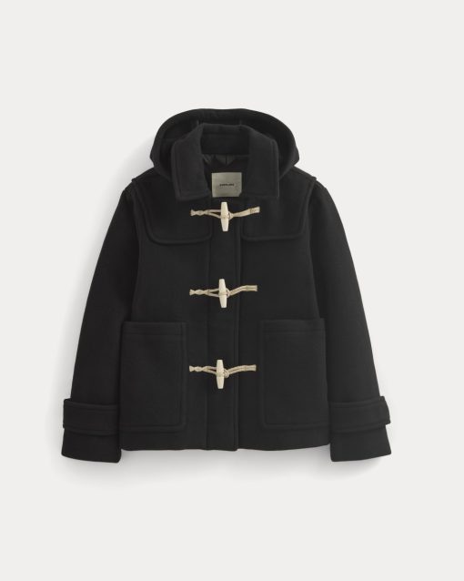 Alternative view of The ReWool Duffle Coat | Black