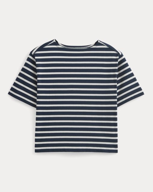 Alternative view of Mariner Tee | Navy / Bone