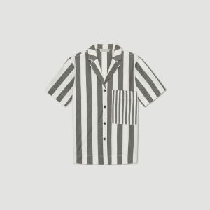 Alternative view of The Poplin Shirt | Bone / Black